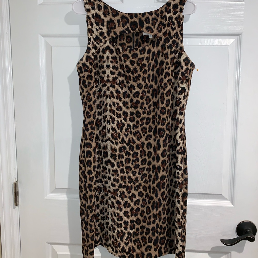 Cheetah print dress
